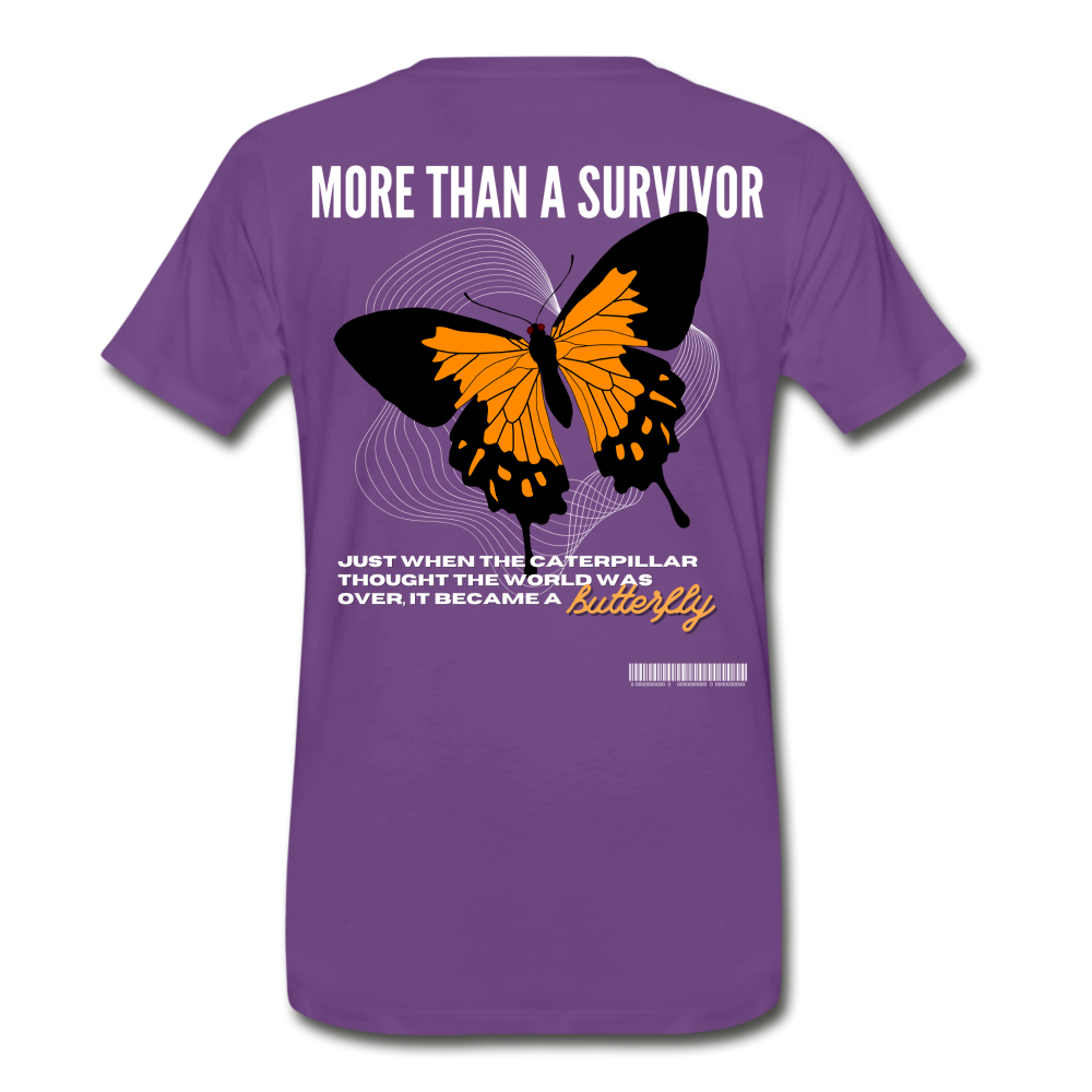 More Than A Survivor Tee | Lilac - purple